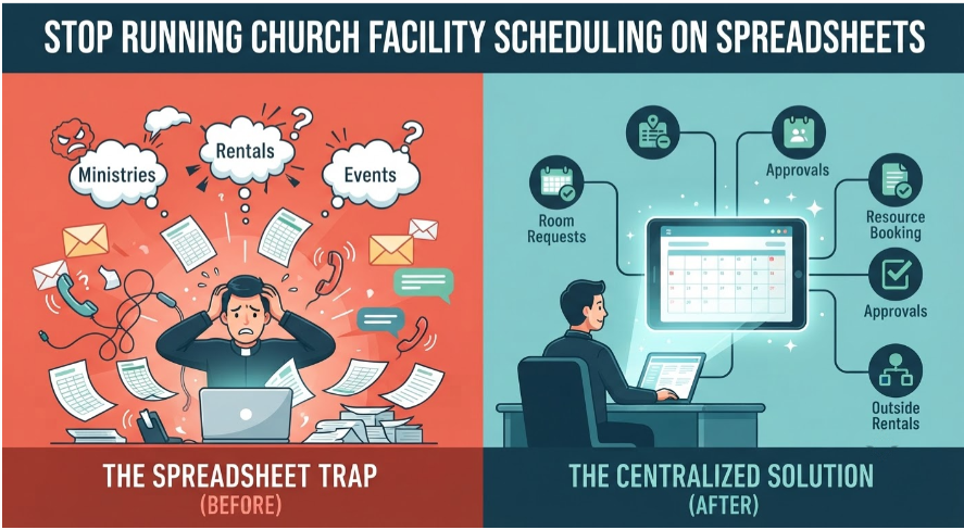 Transition from spreadsheet chaos to centralized scheduling